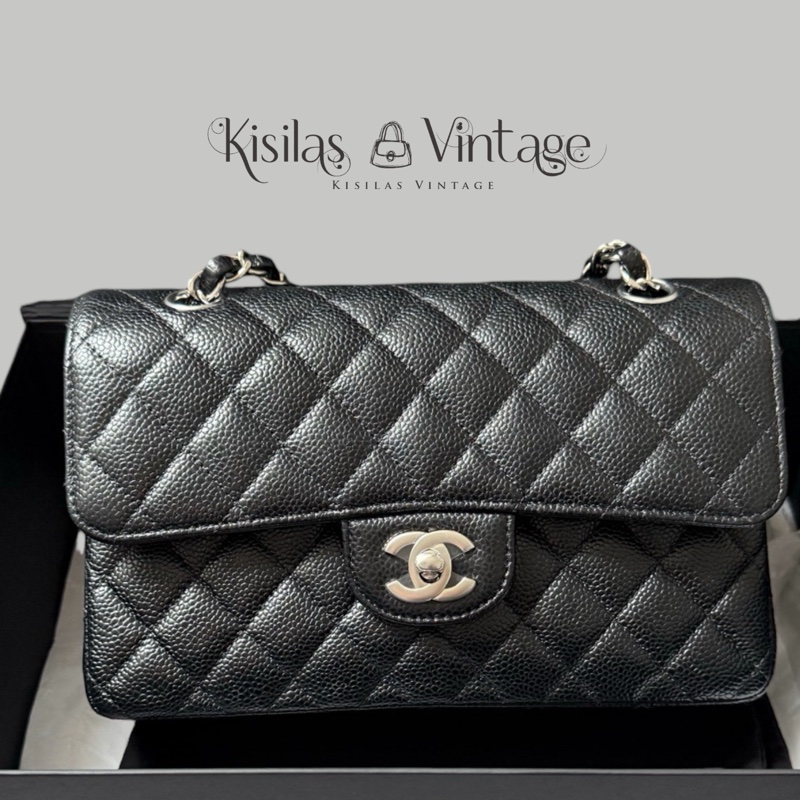 Chanel Caviar CF23銀扣-0