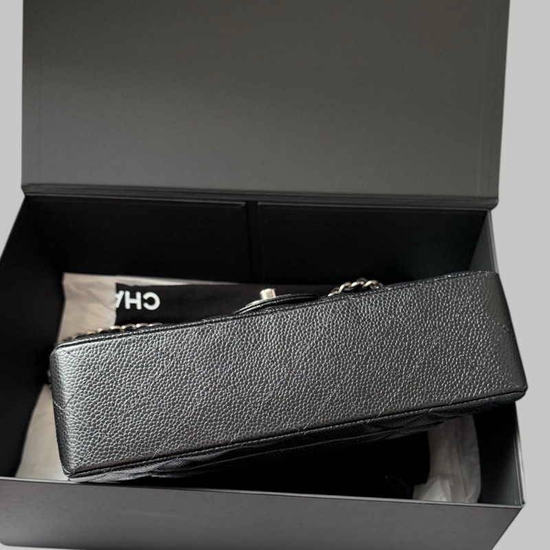Chanel Caviar CF23銀扣-4