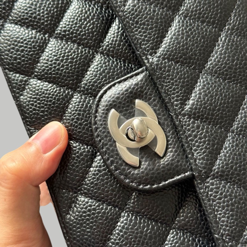 Chanel Caviar CF23銀扣-7