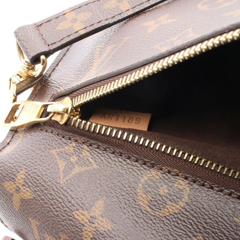 路易威登 Pochette Metis MM 單肩斜背包 M44875 Monogram 棕色-4