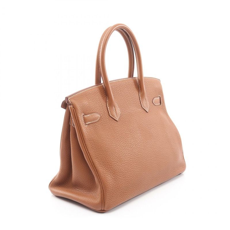 愛馬仕 Birkin 30 手提包,Togo 皮革,棕色,金色 SHW,二手,女士款-1
