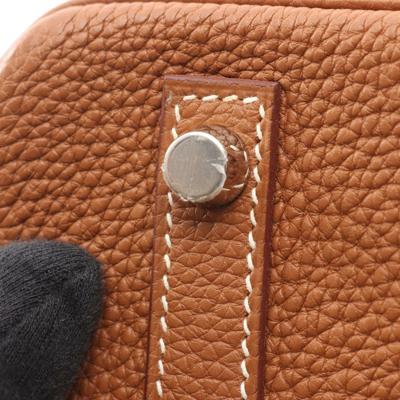 愛馬仕 Birkin 30 手提包,Togo 皮革,棕色,金色 SHW,二手,女士款-8