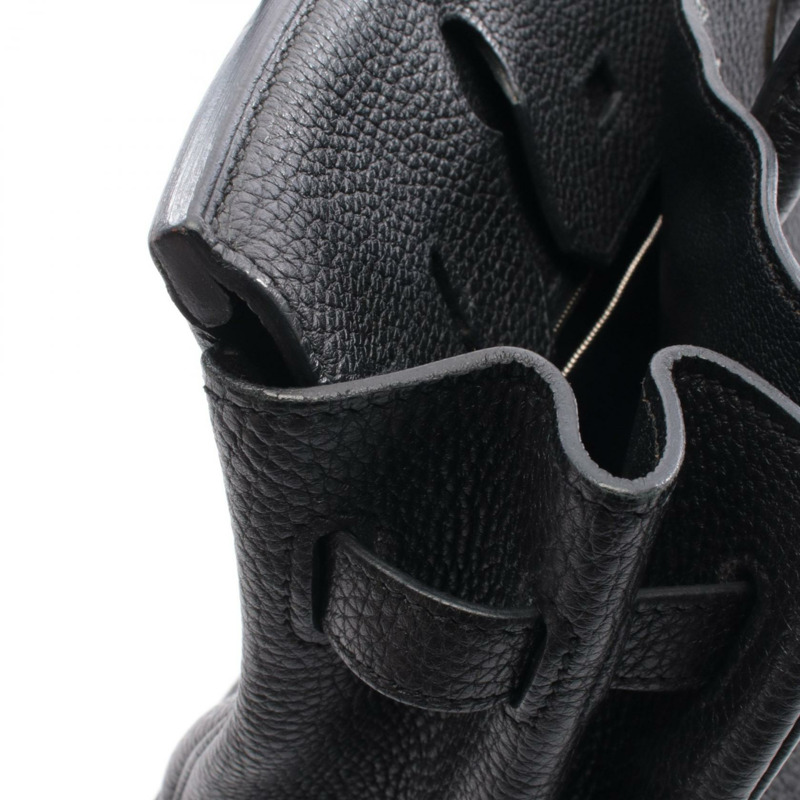 愛馬仕 Birkin 30 手提包,Togo 皮革,黑色,二手,女士,O SHW-6