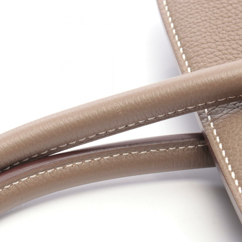 愛馬仕 Birkin 30 手提包,Togo 皮革,灰色/灰褐色,二手,女士,帶鎖扣-7