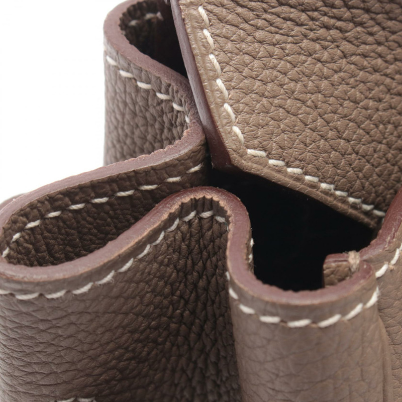 愛馬仕 Birkin 30 手提包,Togo 皮革,灰色/灰褐色,二手,女士,帶鎖扣-8