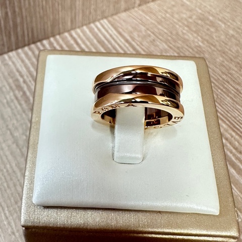 Bulgari  750玫瑰金Bzro 1戒指