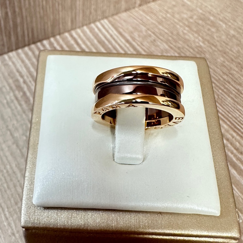 Bulgari 750玫瑰金Bzro 1戒指-0