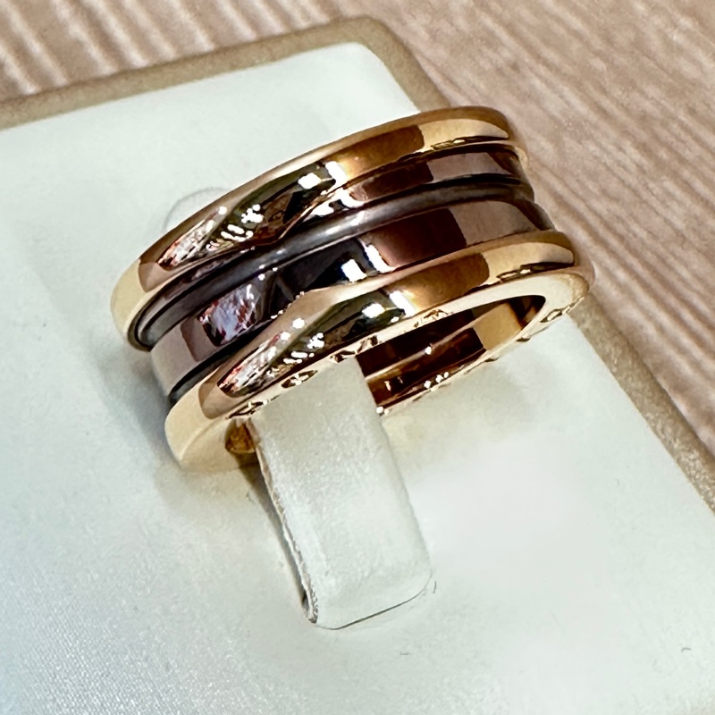 Bulgari 750玫瑰金Bzro 1戒指-1