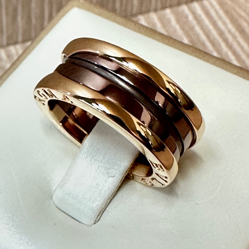 Bulgari 750玫瑰金Bzro 1戒指-2