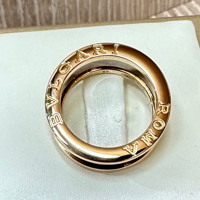 Bulgari 750玫瑰金Bzro 1戒指-3