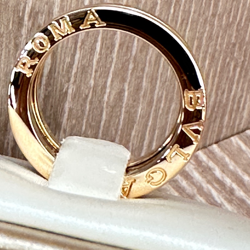 Bulgari 750玫瑰金Bzro 1戒指-4