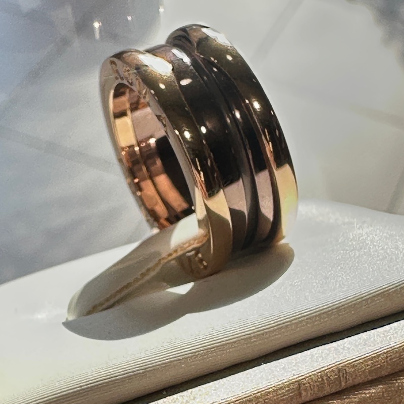 Bulgari 750玫瑰金Bzro 1戒指-6