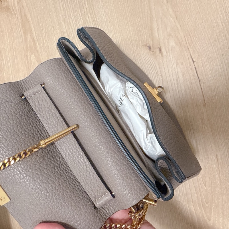 Chloe drew mini小豬包 迷你 大象灰-2