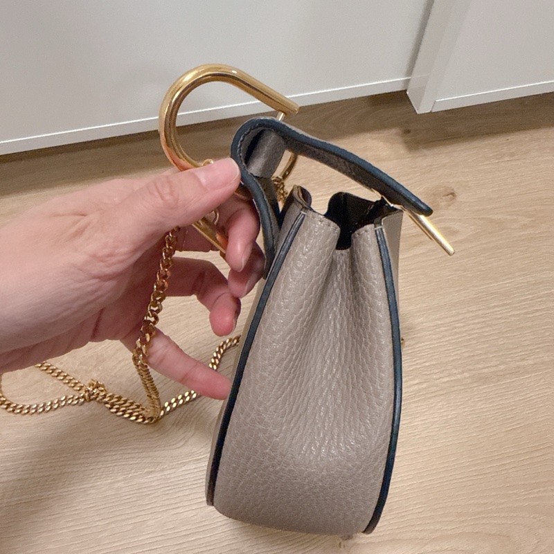 Chloe drew mini小豬包 迷你 大象灰-4