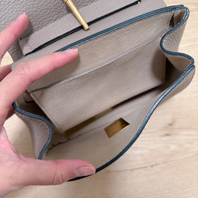 Chloe drew mini小豬包 迷你 大象灰-8