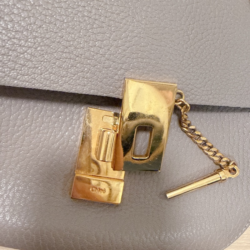 Chloe drew mini小豬包 迷你 大象灰-10