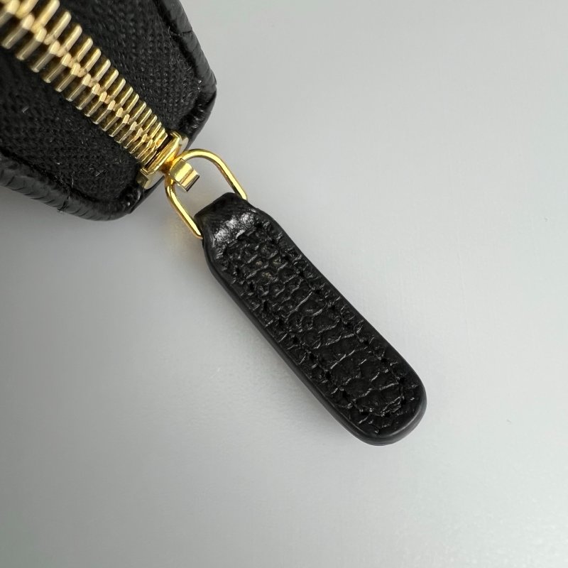 CHANEL CFㄇ拉零錢包荔枝黑 晶片款-8