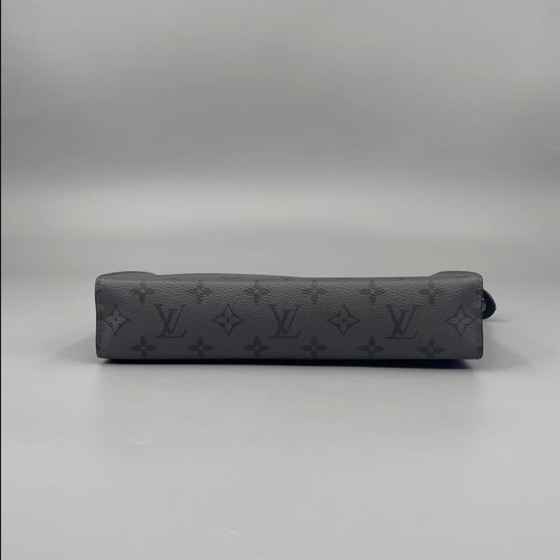 LV老花拼色手拿包 芯片款-2