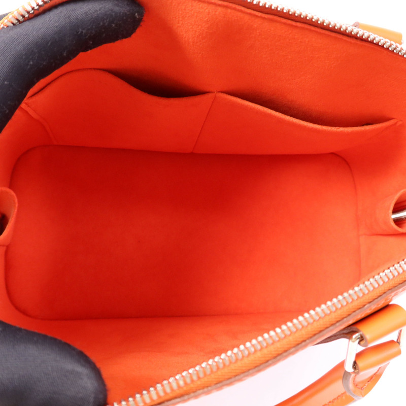 LOUIS VUITTON Epi Alma MM銀扣手挽袋-10