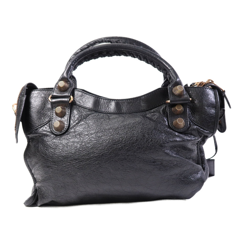 BALENCIAGA 羊皮皮革Giant City金扣手挽肩背兩用袋-2