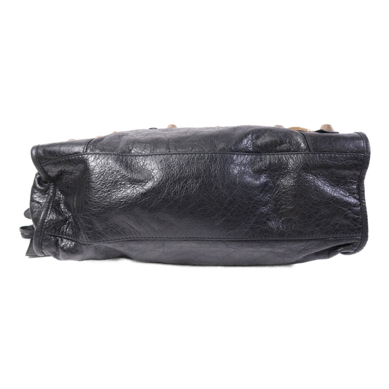 BALENCIAGA 羊皮皮革Giant City金扣手挽肩背兩用袋-3