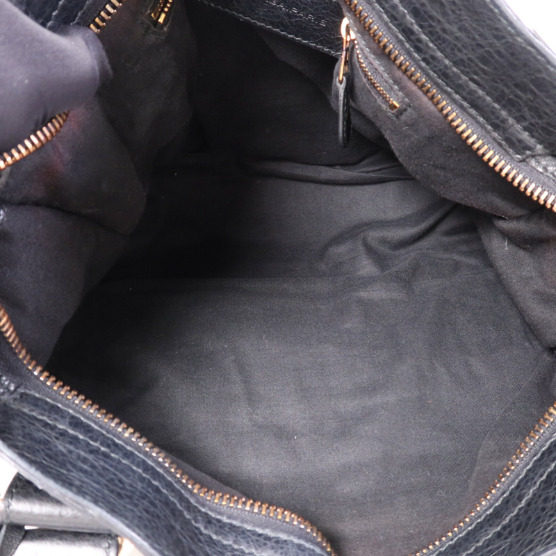 BALENCIAGA 羊皮皮革Giant City金扣手挽肩背兩用袋-4