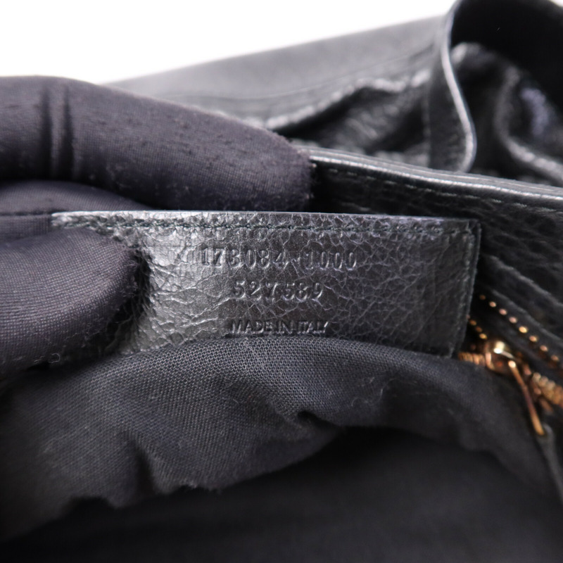 BALENCIAGA 羊皮皮革Giant City金扣手挽肩背兩用袋-7