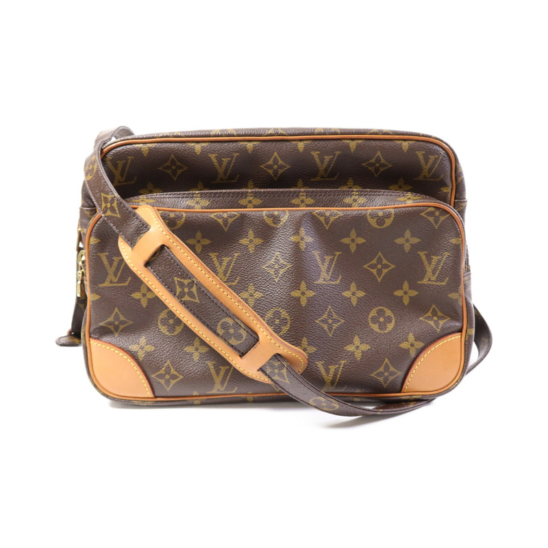 LOUIS VUITTON Monogram Nile金扣肩背袋-0
