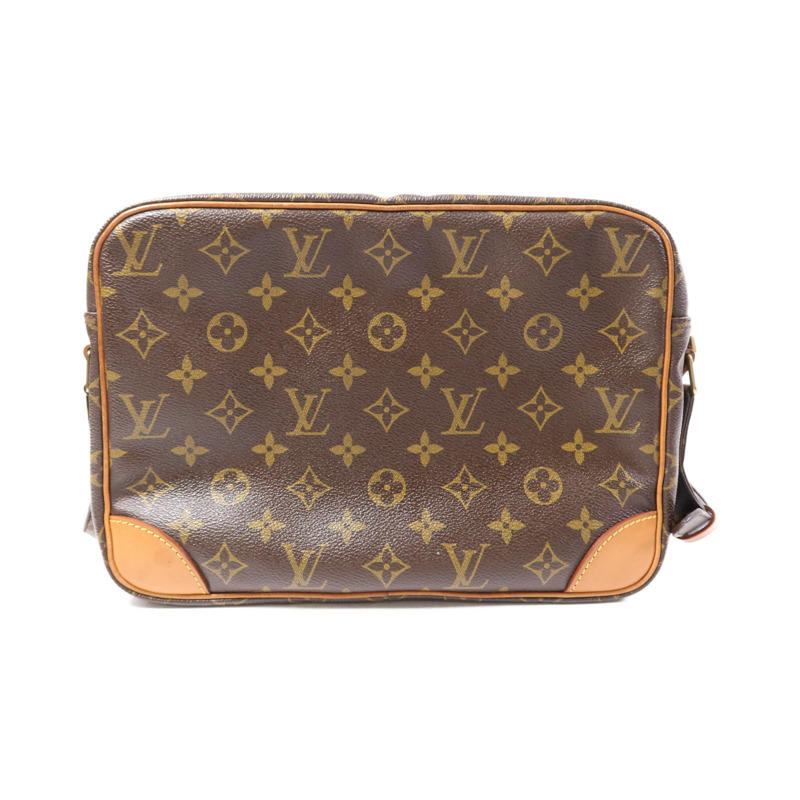 LOUIS VUITTON Monogram Nile金扣肩背袋-1