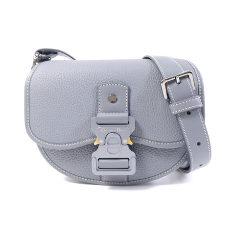 Dior 牛皮皮革Mini Gallop銀扣肩背袋