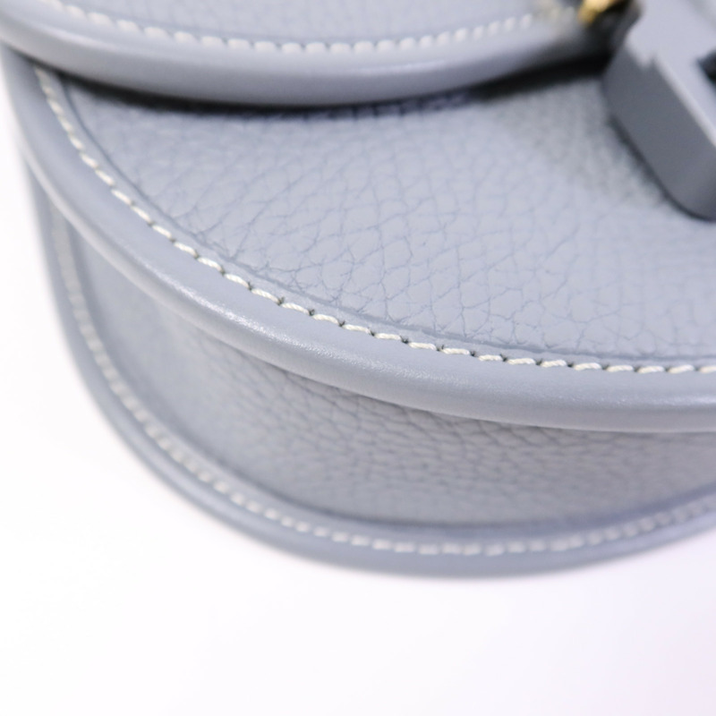 Dior 牛皮皮革Mini Gallop銀扣肩背袋-5