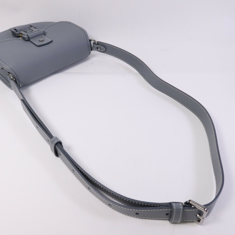 Dior 牛皮皮革Mini Gallop銀扣肩背袋-8