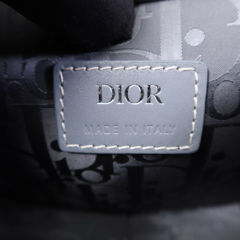 Dior 牛皮皮革Mini Gallop銀扣肩背袋-12