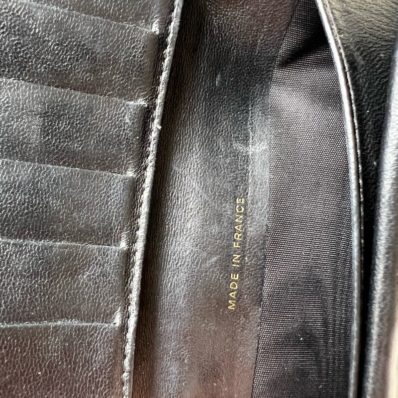 Vintage 中古 Chanel 魚子醬 長夾 WOC-4