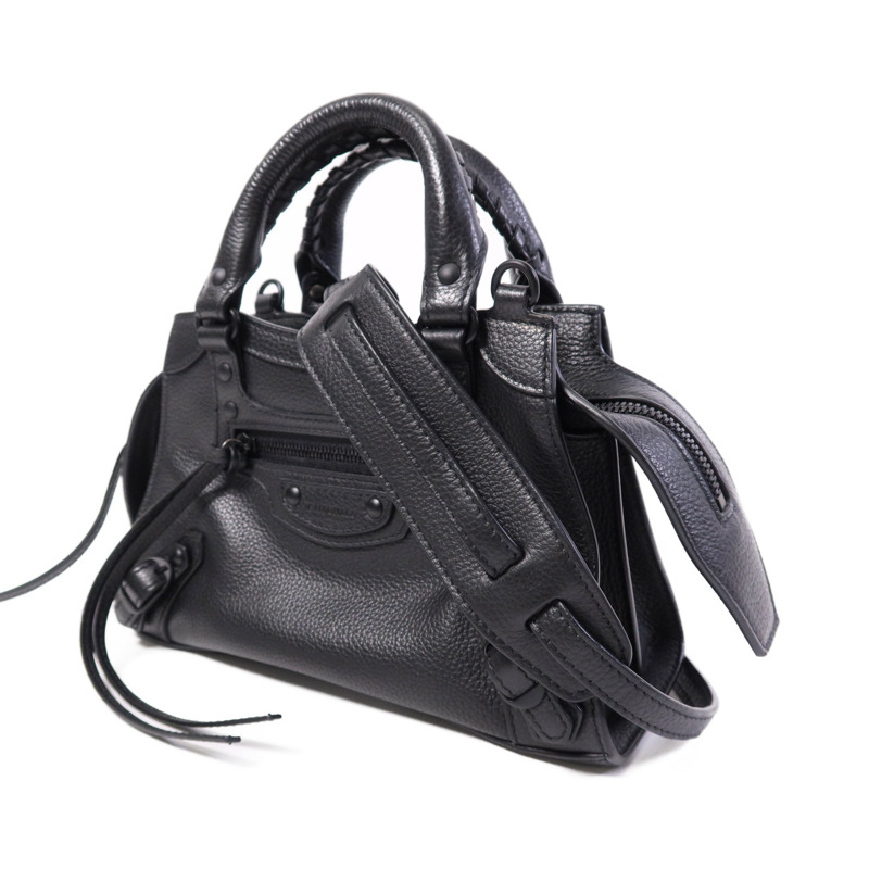 BALENCIAGA 牛皮皮革Mini Neo Classic City手挽肩背兩用袋-2