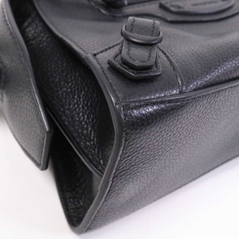 BALENCIAGA 牛皮皮革Mini Neo Classic City手挽肩背兩用袋-5
