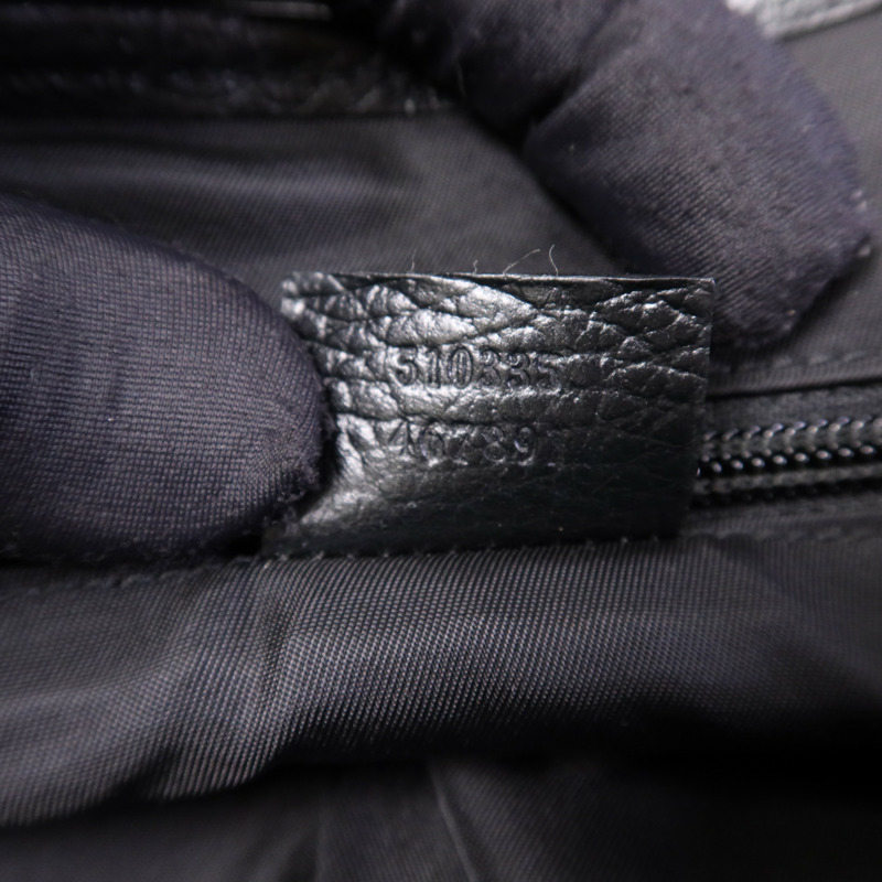 GUCCI 尼龍Shoulder Bag銀扣肩背袋-14