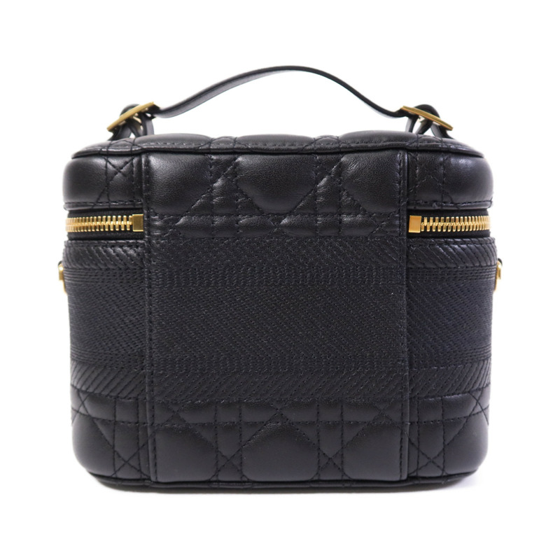 Dior 牛皮皮革Travel Vanity金扣手挽肩背兩用袋-1