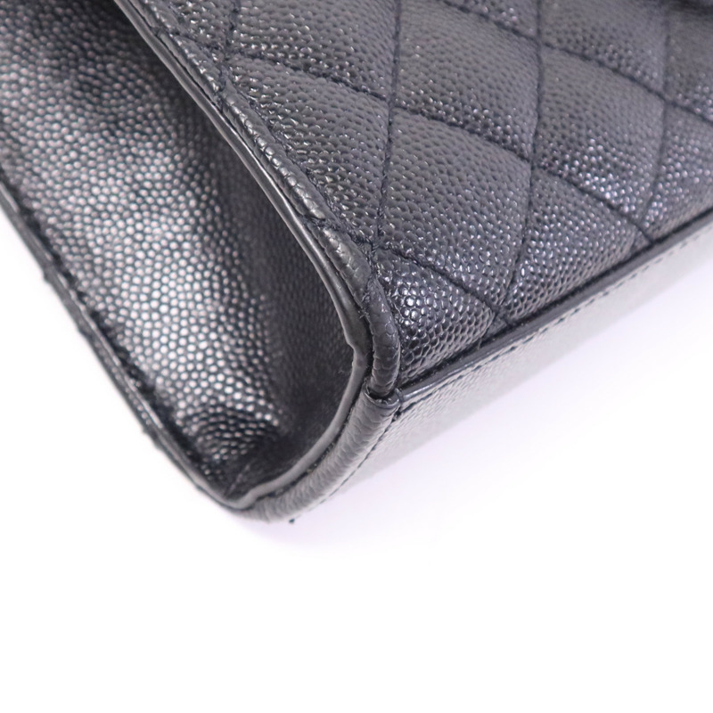 YVES SAINT LAURENT 牛皮皮革Envelope Small金扣鏈帶肩背袋-5