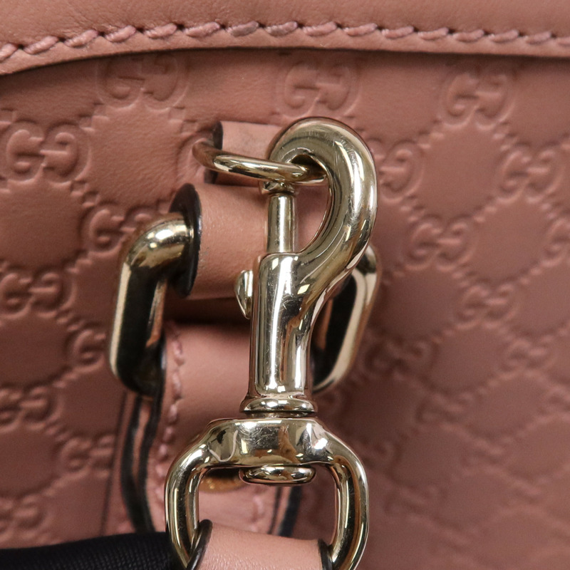 GUCCI 牛皮皮革2 Way Shoulder Bag金扣手挽肩背兩用袋-10