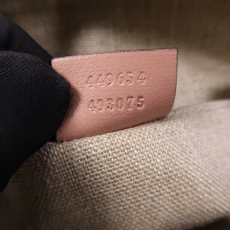 GUCCI 牛皮皮革2 Way Shoulder Bag金扣手挽肩背兩用袋-13