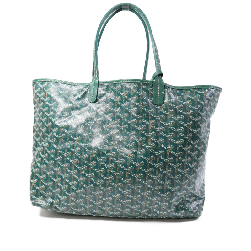 GOYARD 塗層帆布Saint Louis PM銀扣手挽袋-1