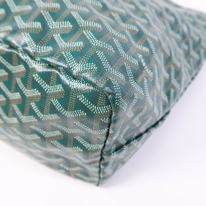 GOYARD 塗層帆布Saint Louis PM銀扣手挽袋-4