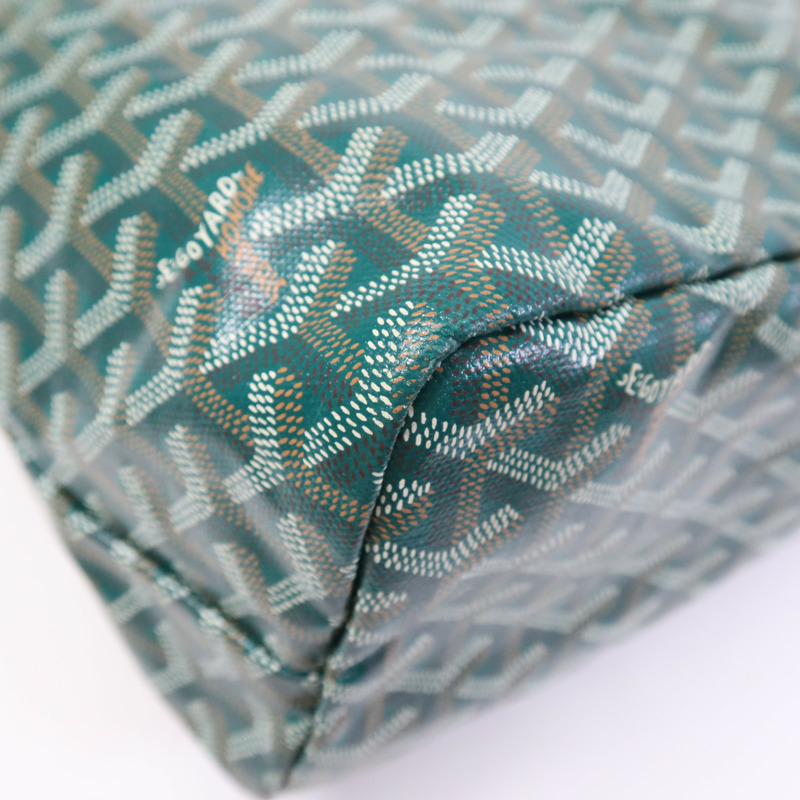 GOYARD 塗層帆布Saint Louis PM銀扣手挽袋-5