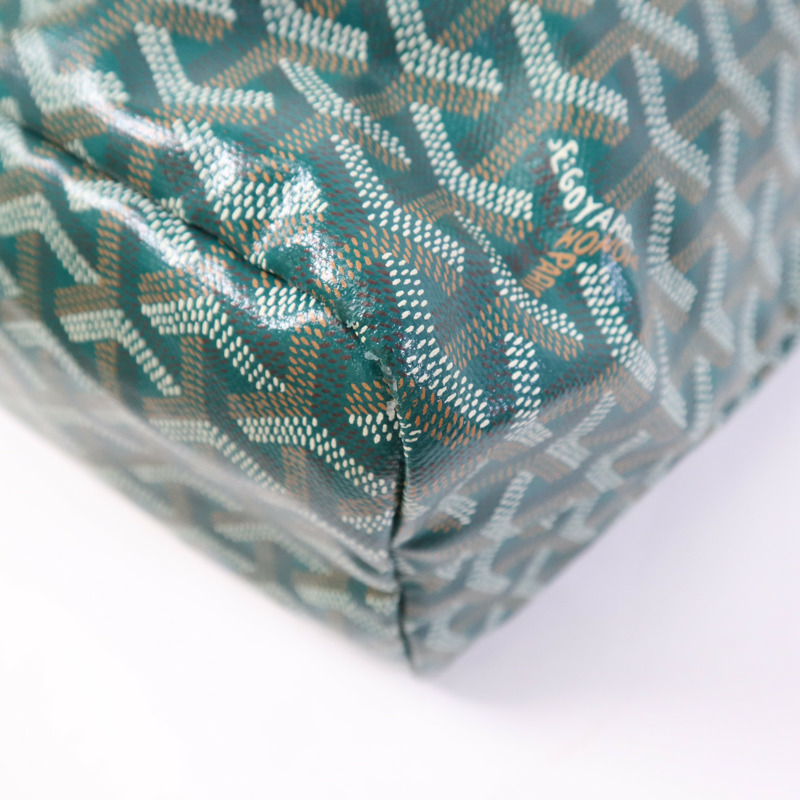 GOYARD 塗層帆布Saint Louis PM銀扣手挽袋-6