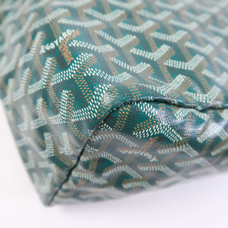 GOYARD 塗層帆布Saint Louis PM銀扣手挽袋-7