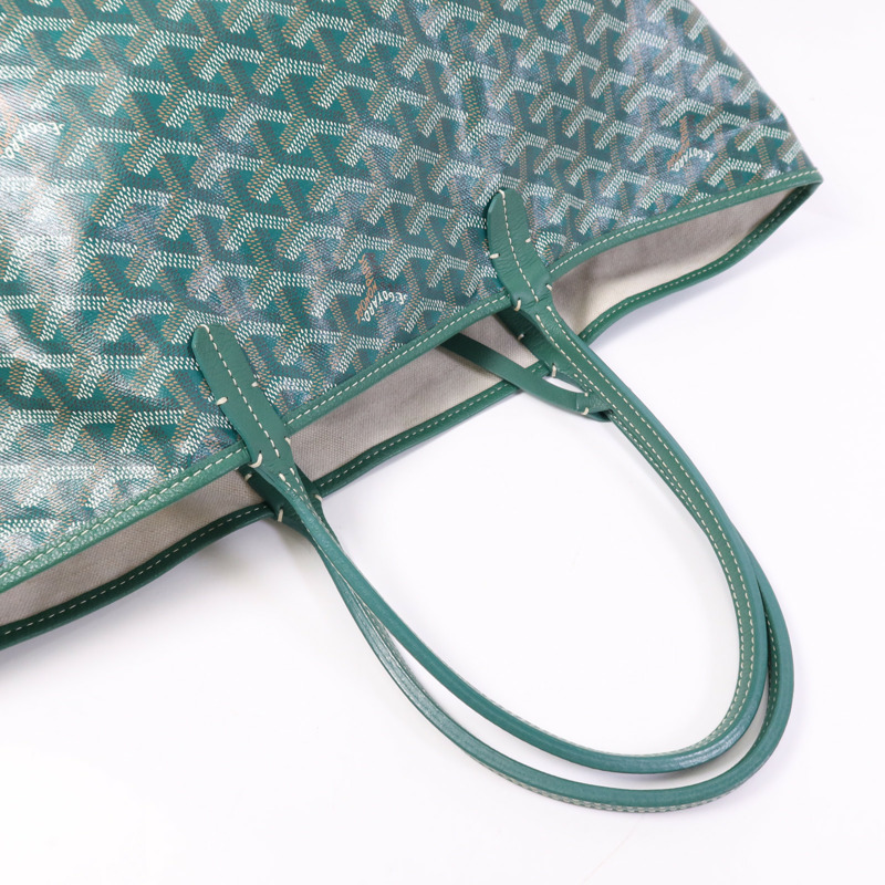GOYARD 塗層帆布Saint Louis PM銀扣手挽袋-8