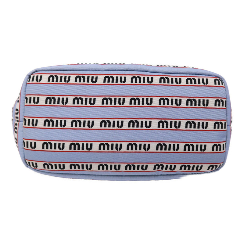 Miu Miu 尼龍Miu Spirit金扣手挽袋-3