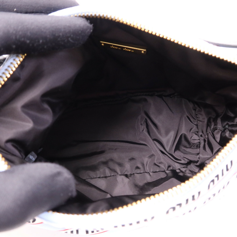 Miu Miu 尼龍Miu Spirit金扣手挽袋-4