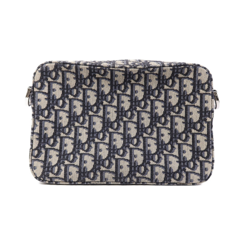 Dior 帆布Safari Messenger Bag銀扣肩背袋-1